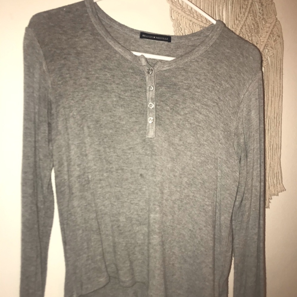 Brandy Melville Grey Long sleeve
